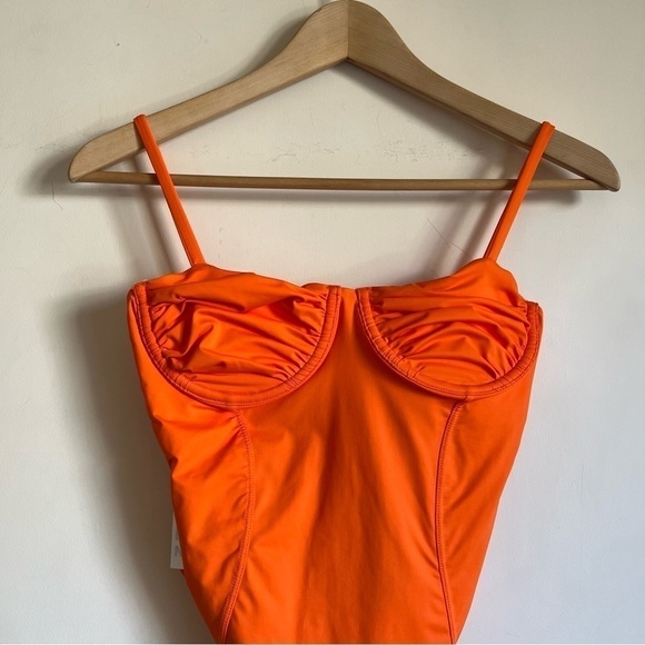 Frankies Bikinis Lorelei One Piece Swimsuit in Saffron - Picture 6 of 16